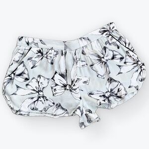 LyreBird Silky Shorts Pajama Anthropologie Bows French Coquette  Whimsigoth ~ L